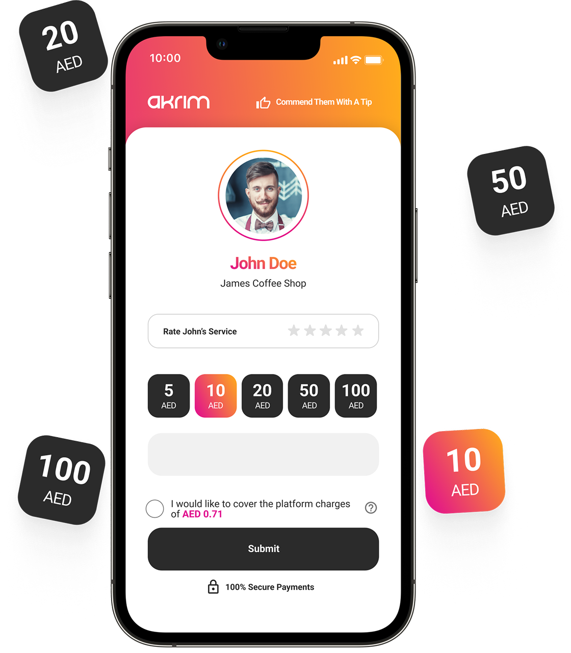 Akrim App on Phone